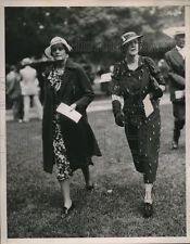 Ever the Sportswoman, Margaret (Left) at Saratoga