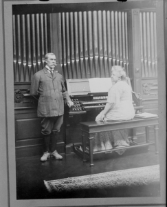 Mr. and Mrs. Paterson at Their Large Organ