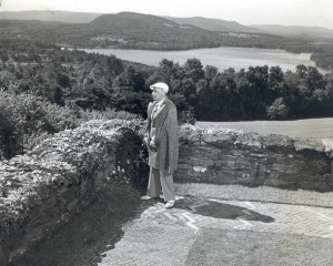 Koussevitzky at Serenak - The Beautiful Summer Residence Given to Koussevitzky and Named After His Two Wives