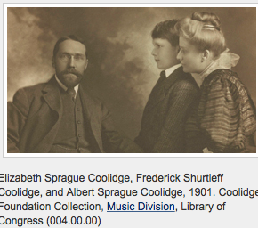 Frederick Coolidge, Albert Coolidge and Elizabeth Coolidge - 1901